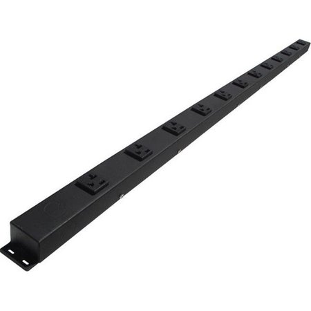 X1 X1 EPS-HT412NV1 48 in. 12-Outlet Outlet Hardwired Power Strip; 20A EPS-HT412NV1